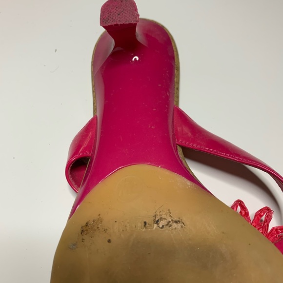 Pink kitten heel sandals - Picture 3 of 4